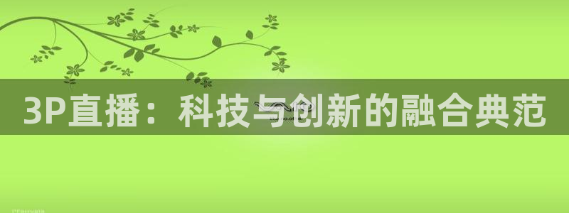 nba直播搜球吧：3P直播：科技与创新的融合典范